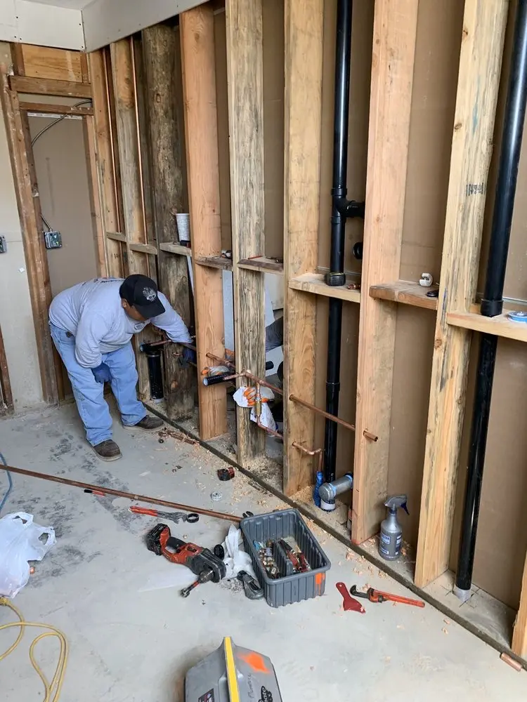 Commercial rough-in plumbing for Water Heater Replacement in Groveport